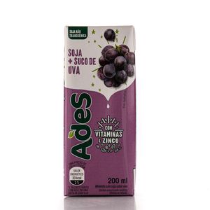 Bebida de Soja Ades Uva 200ml
