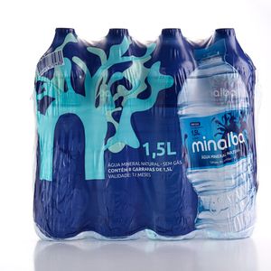 Água Mineral Minalba sem Gás com 8 Garrafas 1,5l