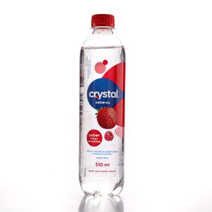 Água Crystal Sparkling Frutas Vermelhas Zero 510ml