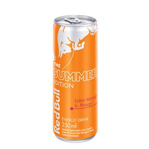 Energético Red Bull Morango e Pêssego 250ml