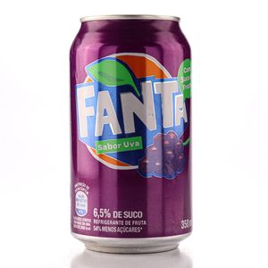 Refrigerante Fanta Uva Lata 350ml