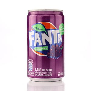 Refrigerante Fanta Uva Lata 220ml