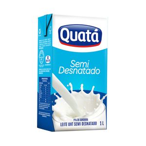 Leite Quatá Semi Desnatado 1lt