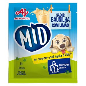 Refresco em Pó Mid Baunilha com Limão 20g
