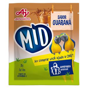 Refresco em Pó Mid Guaraná 20g