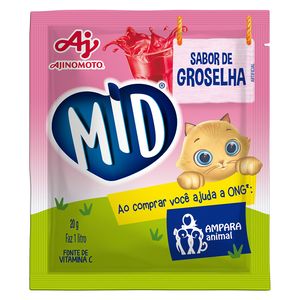 Refresco em Pó Mid Groselha 20g