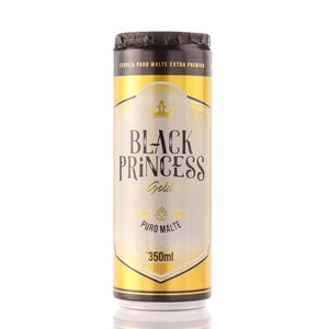 Cerveja Black Princess Gold Puro Malte Lata 350ml