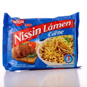 Macarrão Instantâneo Nissin Lamen Carne 85g