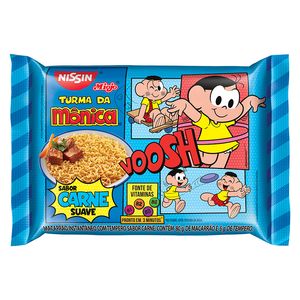 Macarrão Instantâneo Nissin Mônica Carne Suave 85g