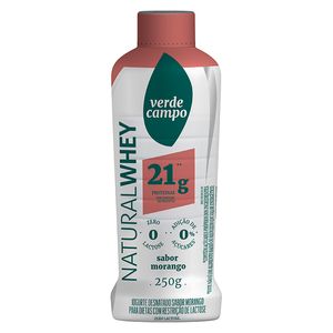 Iogurte Verde Campo Natural Whey21 Morango 250g
