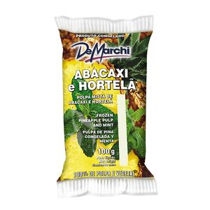 Polpa Fruta de Marchi Abacaxi com Hortelã 100g