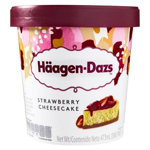 Sorvete Haagen Dazs Strawberry Cheesecake Pote 473ml