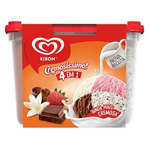 Sorvete Kibon Cremosíssimo 4 em 1 2lt