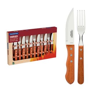 Faqueiro Tramontina Dynamic Jumbo para Churrasco 12Un