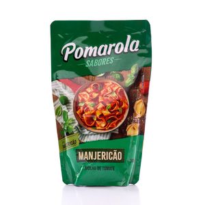 Molho Tomate Pomarola Caseiro Manjericão Fresco Sachê 300g