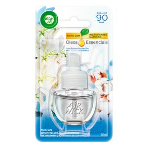 Refil Elétrico Bom Ar Lírio Branco e Algodão 16ml