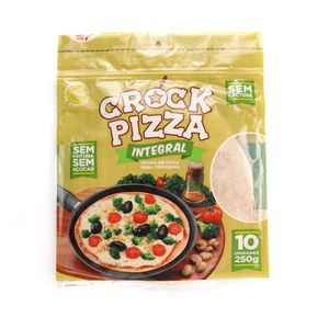 Massa Pizza Crock Integral com 10Unidades 250g