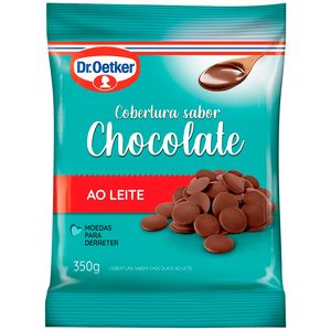 Cobertura Chocolate Dr.Oetker Moeda ao Leite 350g