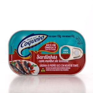 Sardinha Coqueiro com Molho de Tomate 125 g