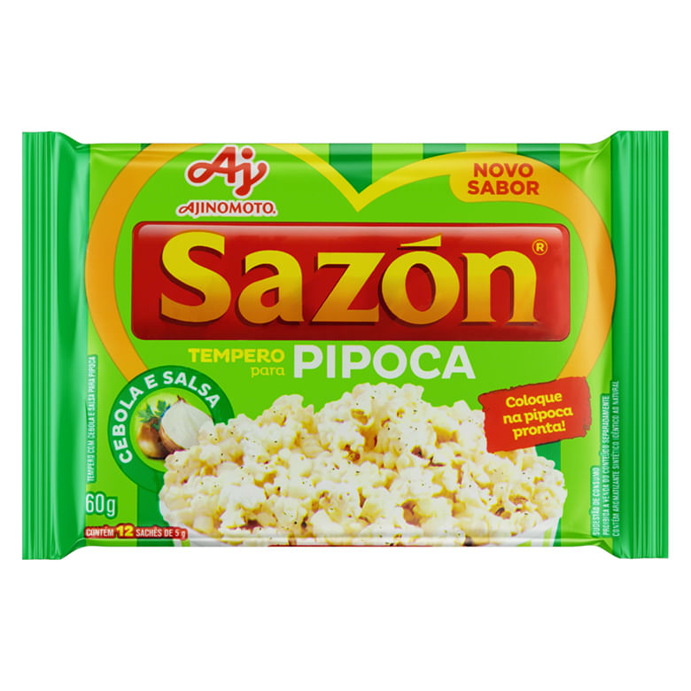 Tempero Sazon Pipoca Cebola e Salsa 60 g - Covabra