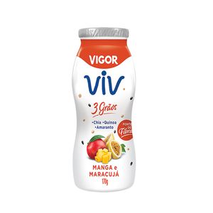 Iogurte Líquido Vigor 3grãos Manga com Maracujá 170gr