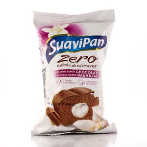 Bolinho Suavipan Zero Adição de Açúcar Chocolate com Baunilha 40g