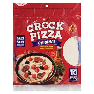 Massa Pizza Crock Frigideira com 10Unidades 250g