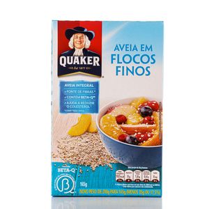 Aveia Quaker Flocos Finos 165g