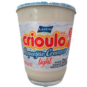 Requeijão Crioulo Light Copo 220g