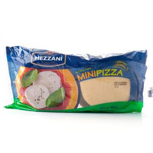 Massa para Mini Pizza Mezzani com 14 400g