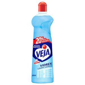 Limpa Vidros Vidrex Tradicional Squeeze 20% Desconto 500ml