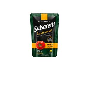 Molho Tomate Salsaretti Tradicional Sachê 300g