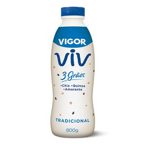Iogurte Líquido Vigor 3 Grãos Viv Tradicional 800g