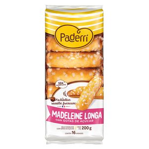 Bolo Paderri Madeleine Longa com Açúcar 200g