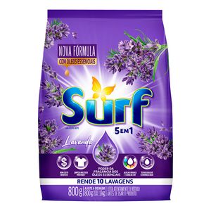 Lava Roupas Surf Lavanda Sachê 800g