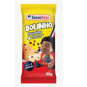 Bolinho Seven Boys Baunilha com Gotas Choco 35g