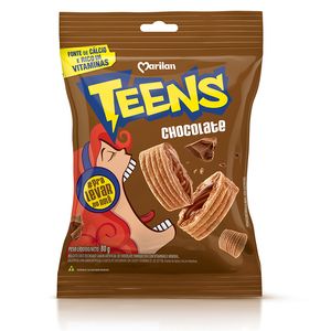 Biscoito Marilan Teens com Recheio Chocolate 80g