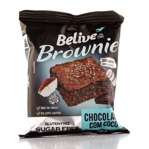 Brownie Belive Zero Acucar, Gluten e Lactose Chocolate com Coco 40g