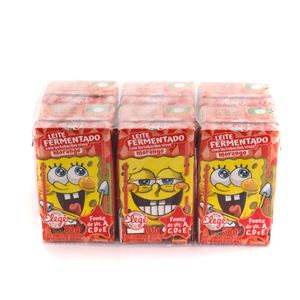 Leite Fermentado Bob Esponja Morango 480g