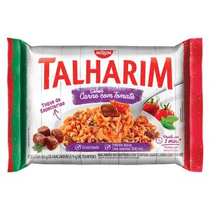 Macarrão Instantâneo Nissin Talharim Carne com Tomate 99g