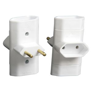 Plugue Nedo 3 Saídas Latão Abnt