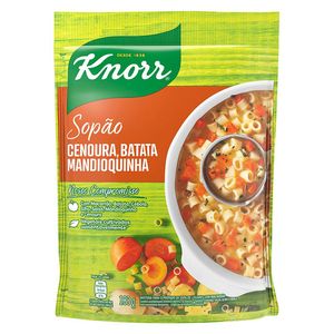 Sopão Knorr Cenoura, Batata e Mandioquinha Mais Macarrão 183gr