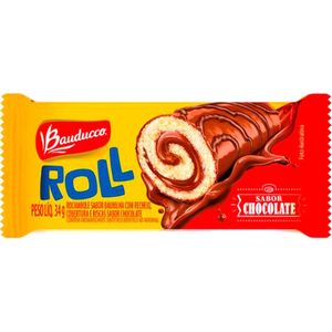 Bolo Bauducco Roll Chocolate 34g