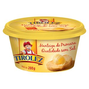 Manteiga Tirolez sem Sal 200g