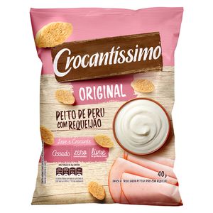 Salgadinhos Pullman Crocantíssimo Peito Peru com Requeijão 40g