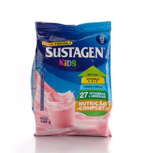 Complemento Alimentar Sustagen Kids Morango Sachê 190g
