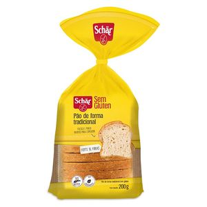 Pão de Forma Schar Tradicional sem Glúten sem Lactose 200g