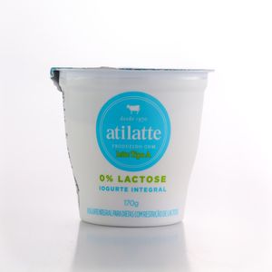 Iogurte Atilatte Integral 0% Lactose 170g