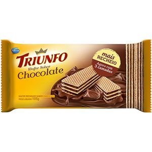 Biscoito Triunfo Wafer Chocolate 105g