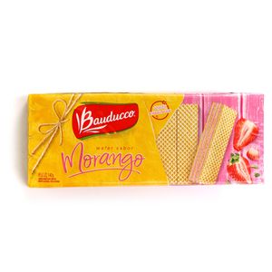 Biscoito Bauducco Wafer Morango 140g